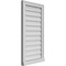 Ekena Millwork Vertical Surface Mount PVC Gable Vent w/ 2"W x 2"H , Brickmould Sill Frame, 18"W x 34"H GVPVE18X3403SN - alternate 4